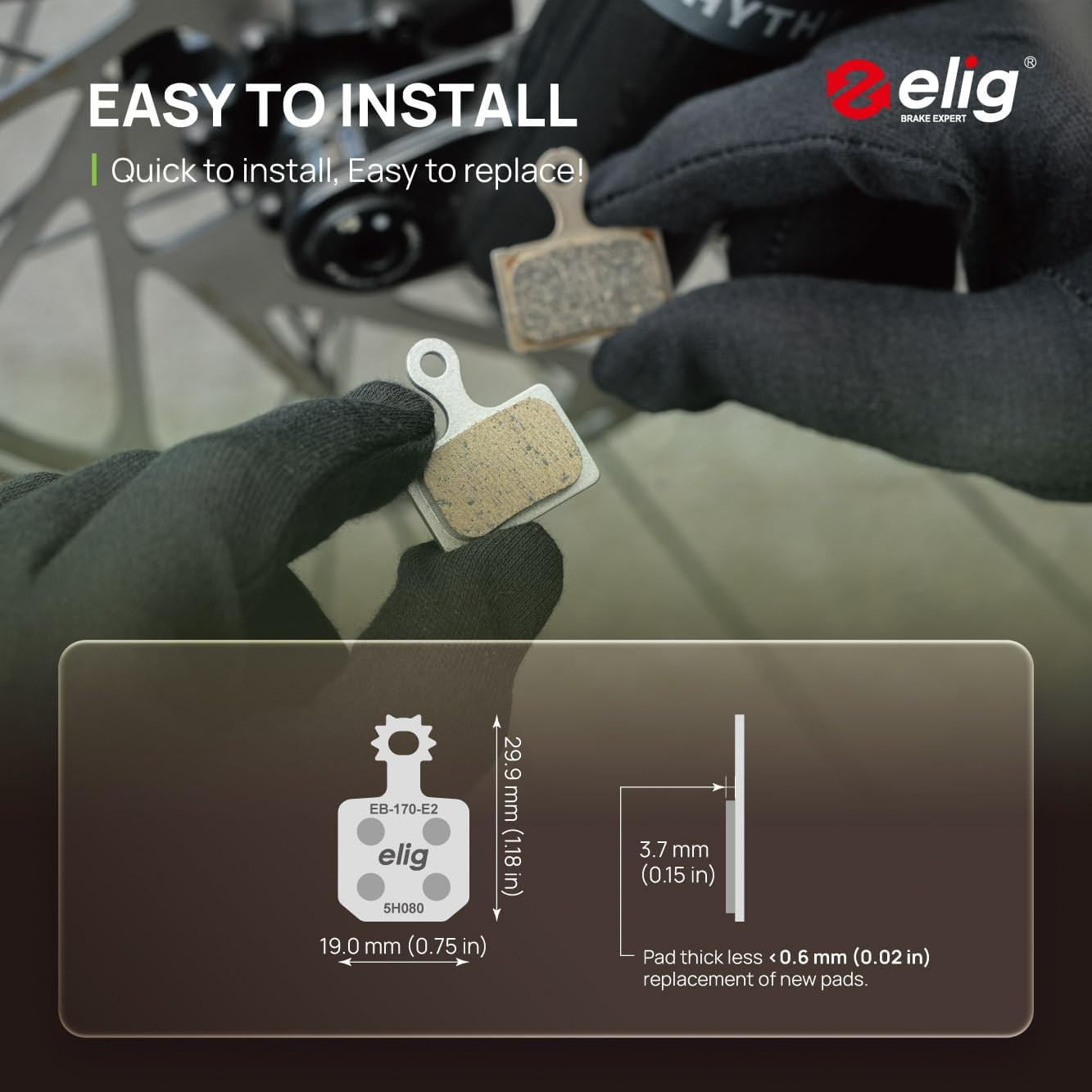 Bike Disc Brake Pads for Magura MT5 Estop, MT7 Pro, MT C5, MT Trail SL 4 Piston｜