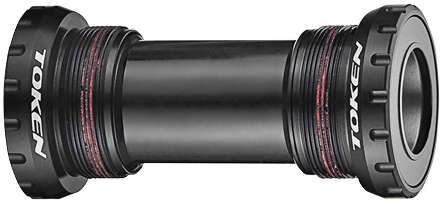 Token TK878 HT II 24mm Carbon Steel Bearings Threaded BSA Bottom Bracket
