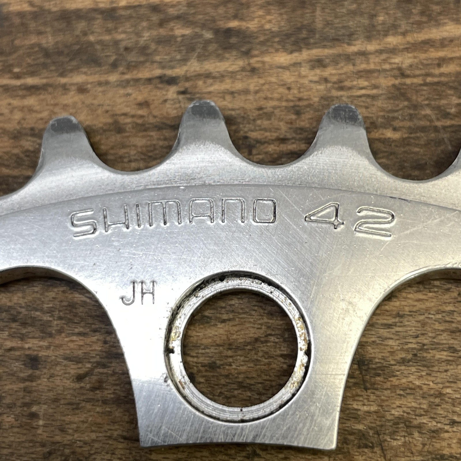 Shimano 42T Chainring 130 BCD 5-Arm Silver Aluminum Road Racing Bike 42 Tooth