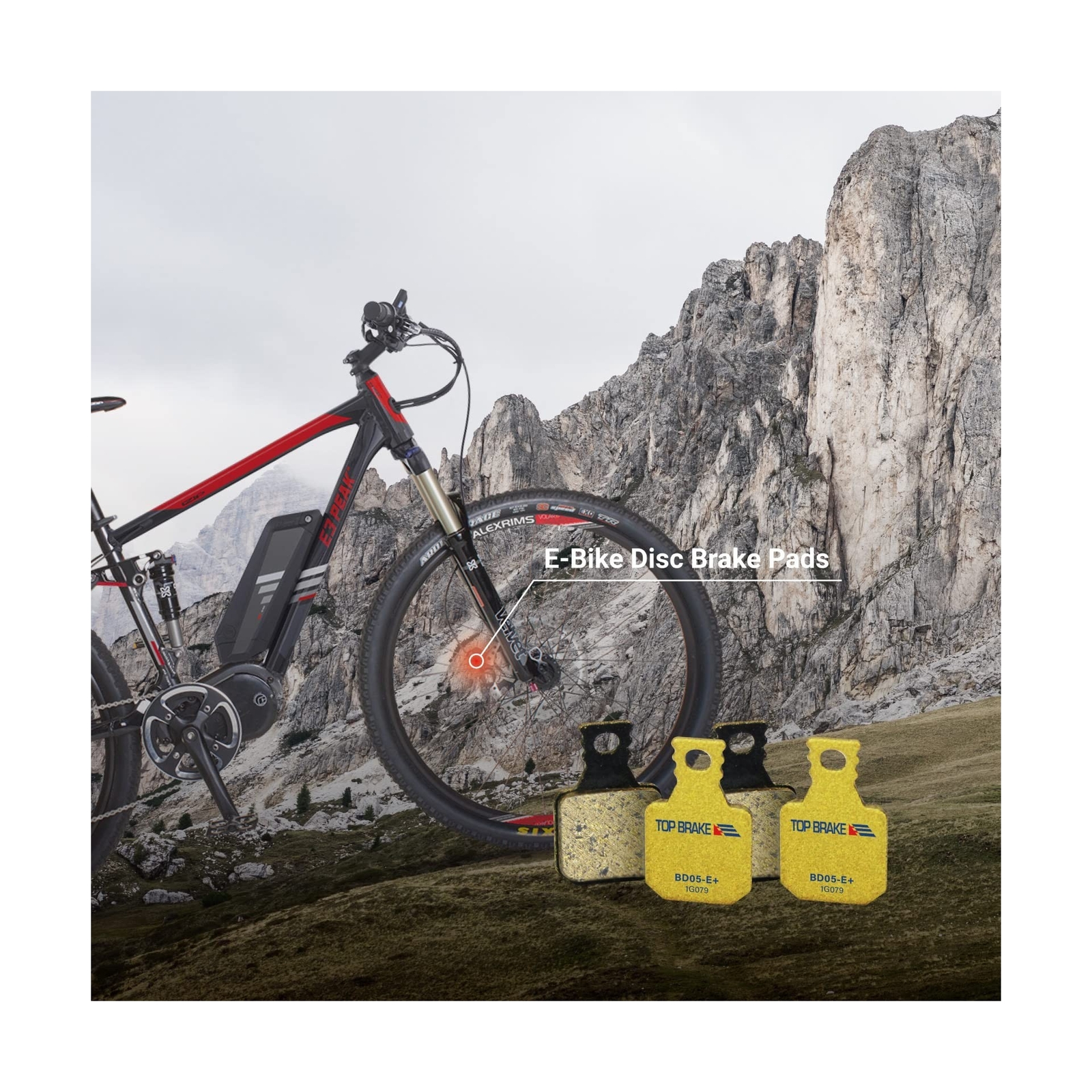 Top Brake Disc Bike Brake Pads for MAGURA MT5/ MT7/ MT5E/MT7 PRO/MT Trail Front