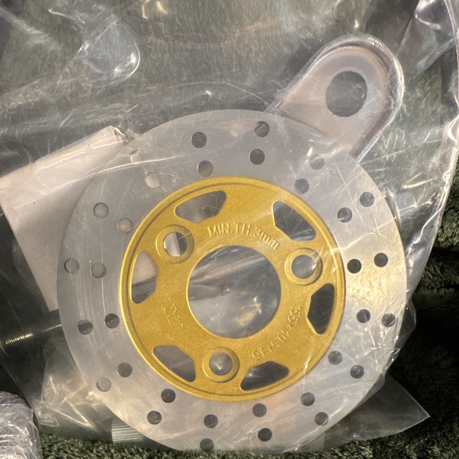 Front Fork End Wheel Triple Brake for Dirt Bike