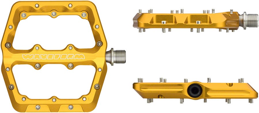 Waveform Pedals – Wolf Tooth Waveform Pedals – Gold, Large – Pedals