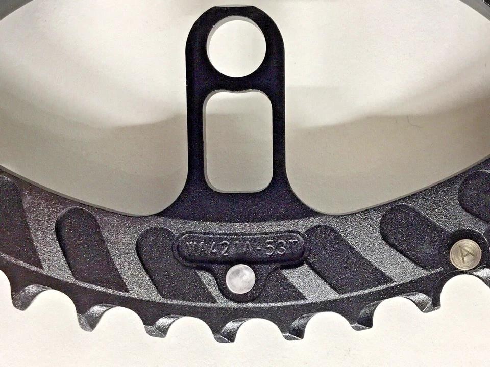 FSA K‑Force ABS 53T Chainring 110BCD 5‑Bolt 10‑11sp Red Decal WA421