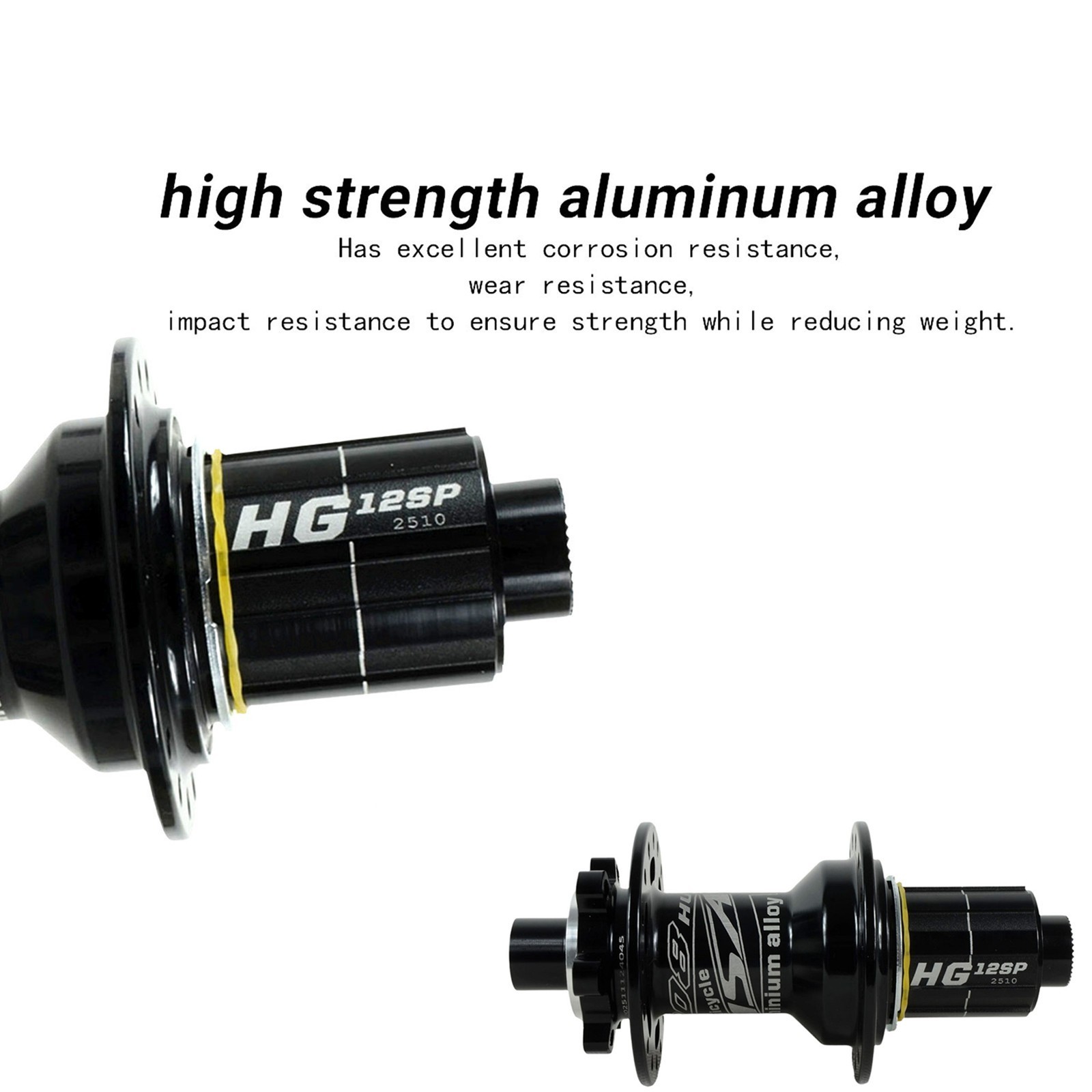 MTB Hub Set 32H 6 Bolt Thru Axle Disc Brake Fit For Shimano 8-11S,15×100+12×142