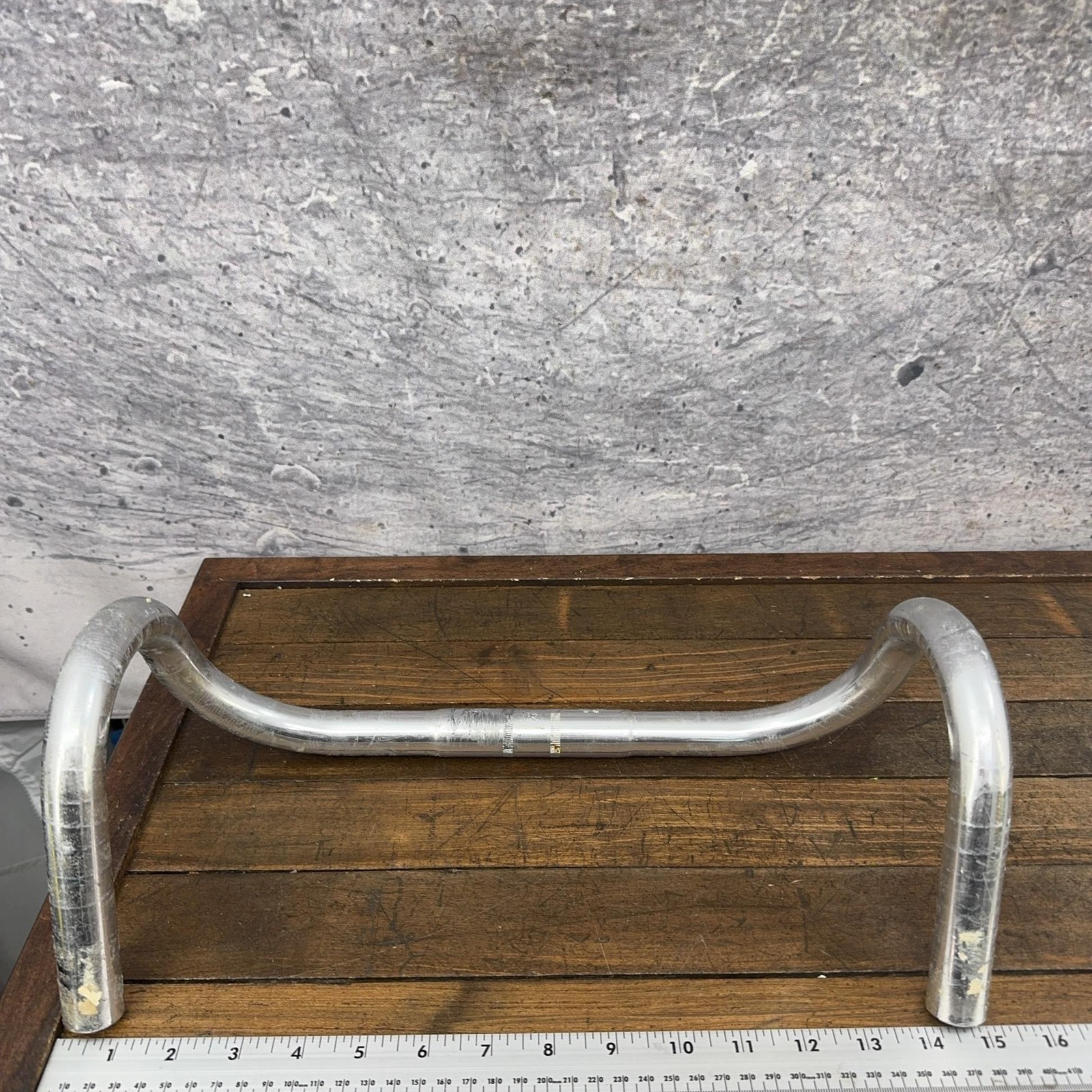 Vintage ITM Competition Drop Handlebar 26.0 Clamp 360 mm Alloy Road Bar Italy