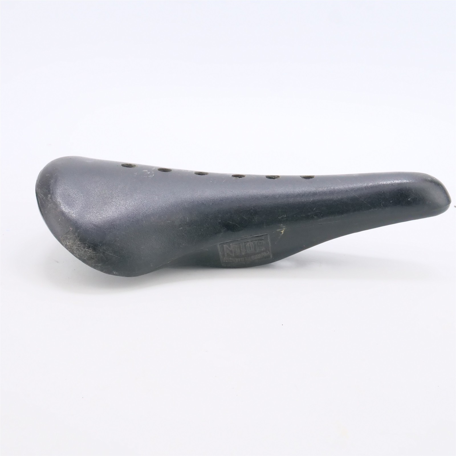 Unica Nitor Saddle Plastic Steel Rail Black Italy Cinelli Vintage