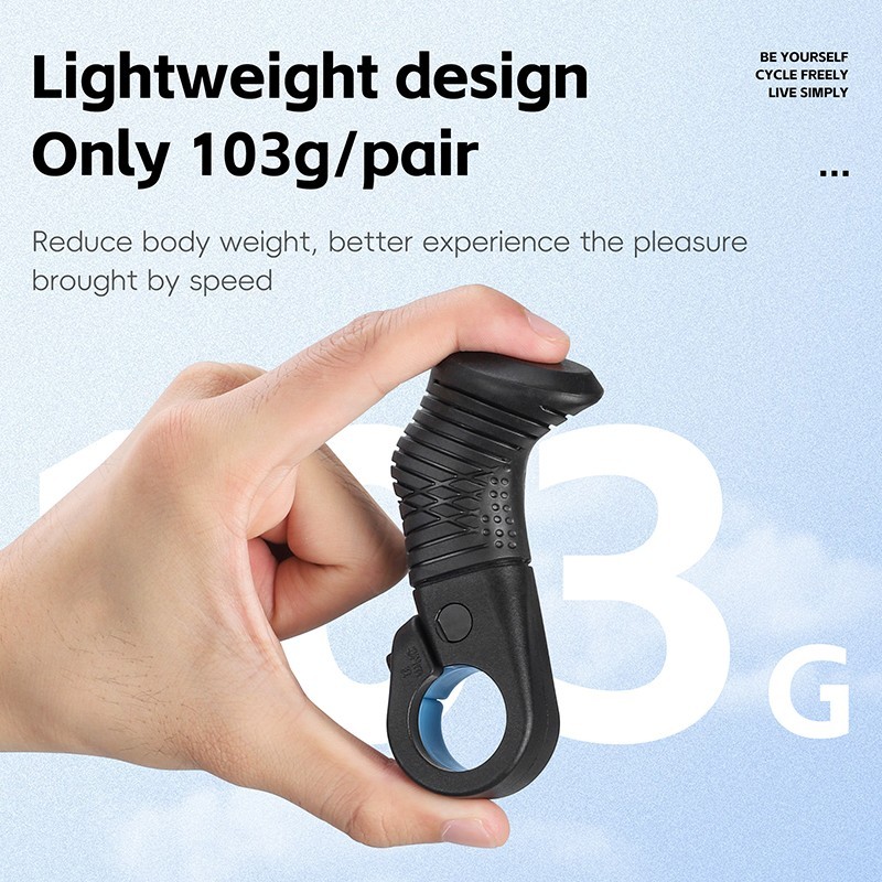 WEST BIKING MTB Bike Handle Bar Ends Ergonomic Bicycle Rest Handlebar 22.2mm