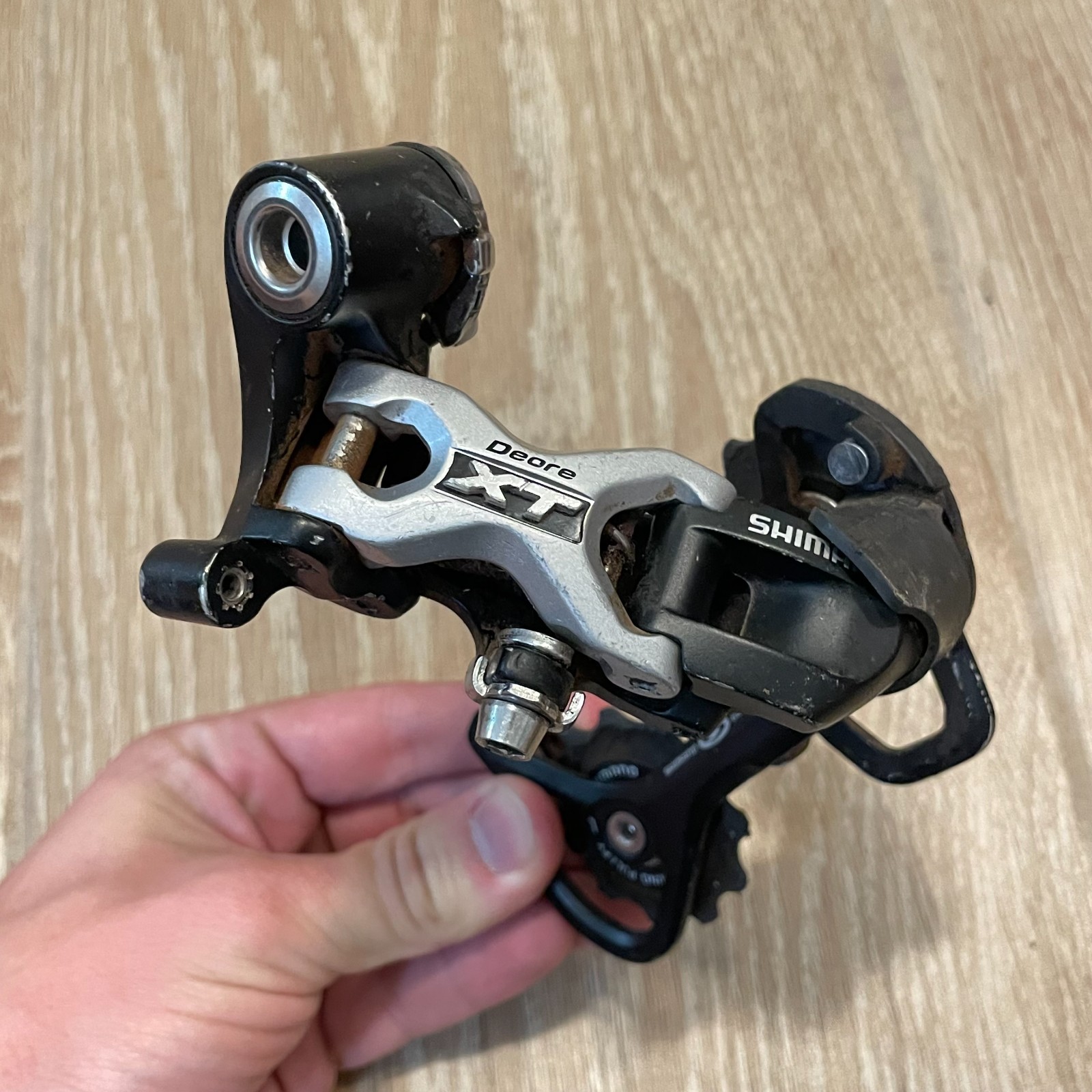 Shimano Deore XT RD-M770 Rapid Rise MTB Short Cage Rear Derailleur 3x9S