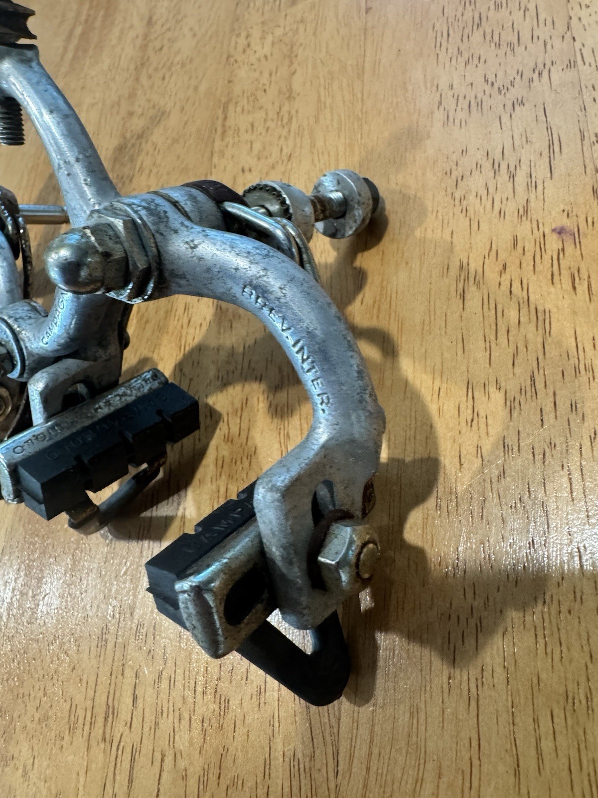 Vintage Campagnolo Nuovo Record Brake Calipers 1978 Nutted 70’s Campy Pair Set