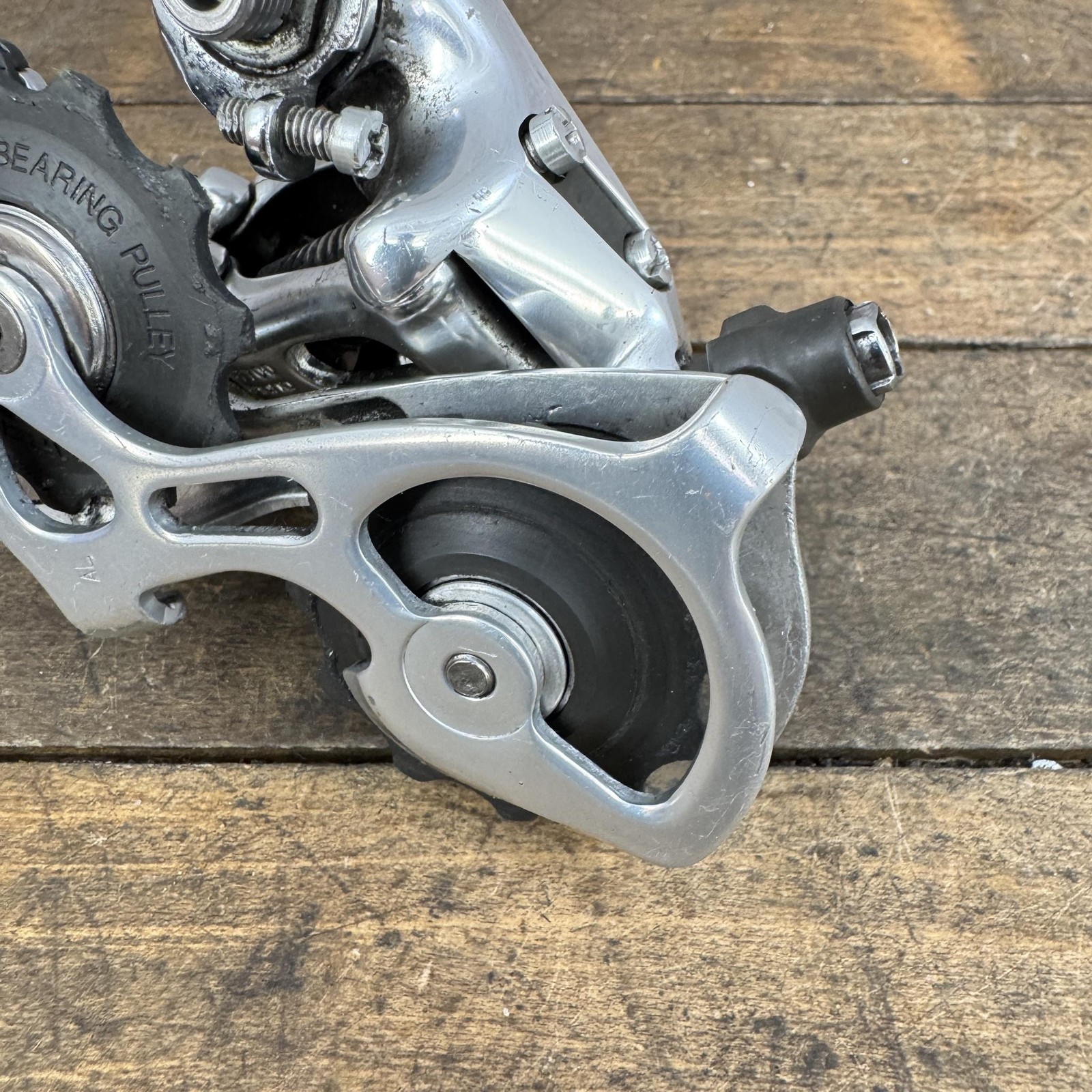 Vintage Shimano Dura-Ace RD-7700 Rear Derailleur 9 Speed Short Cage Silver 185g