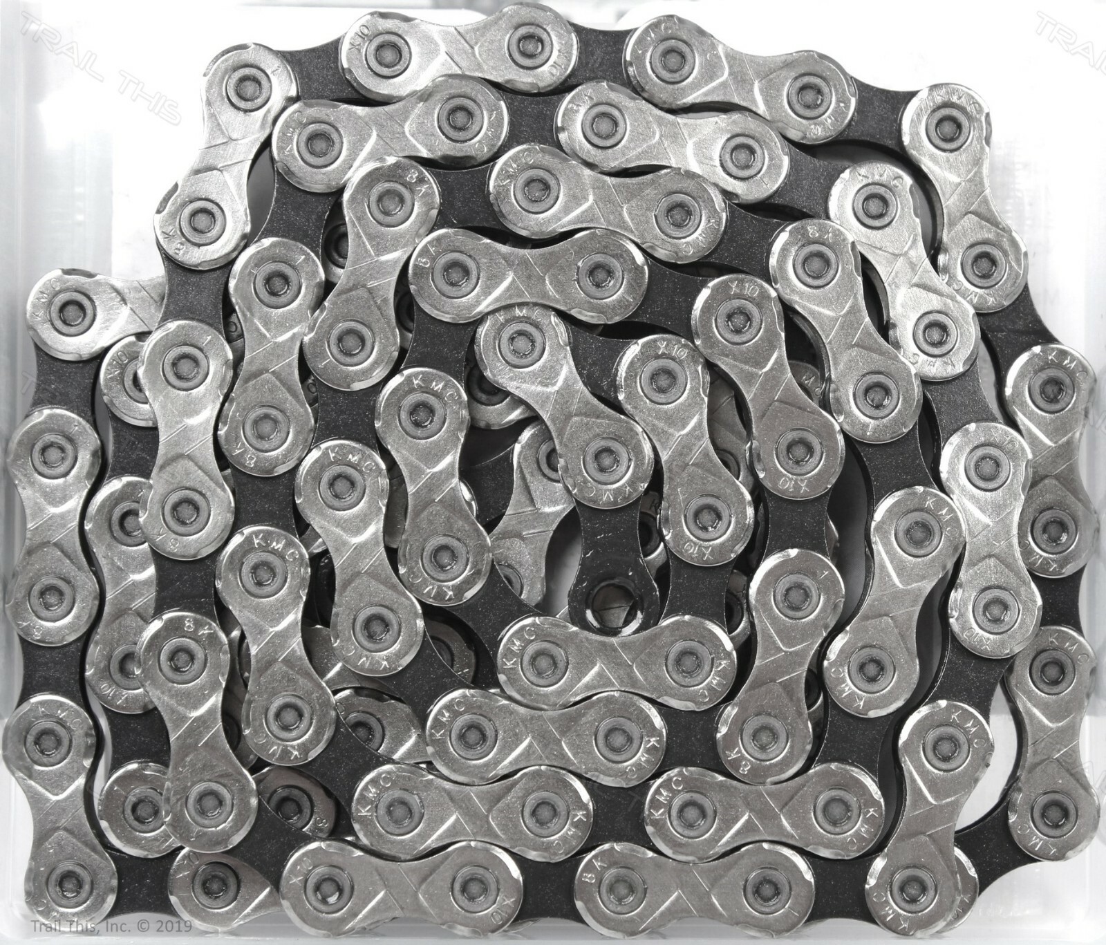 KMC X10 10-Speed 116L Black & Silver Bike Chain Road MTB X10.93 fit Shimano SRAM