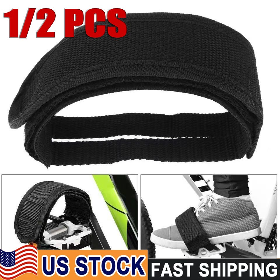 Bicycle Pedal Strap Adjustable Anti-slip Cycling Stirrups Bike Foot Holder