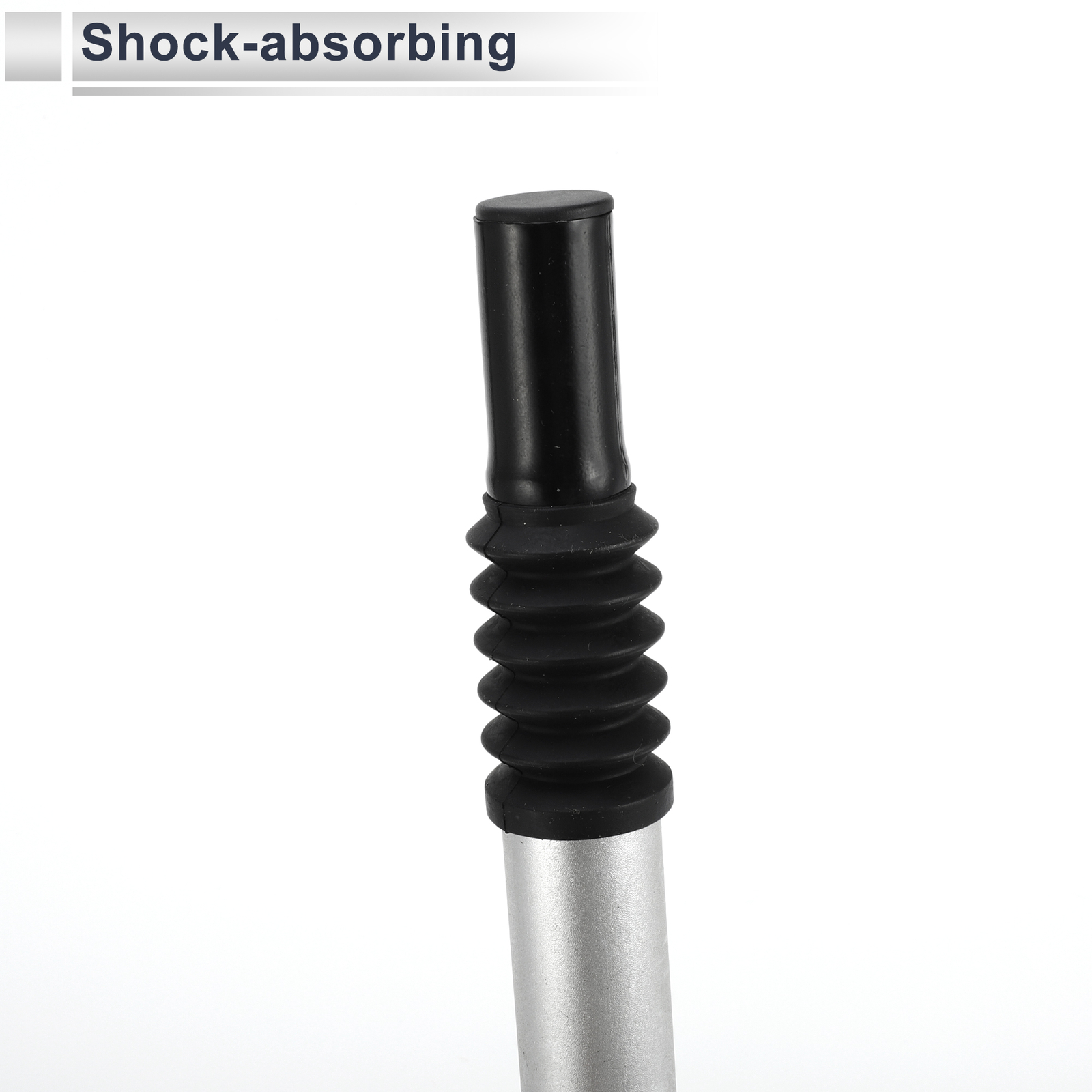 Bike Seat Posts 33.9x400mm Shock-absorbing Post Seat Silver Tone Aluminum Alloy