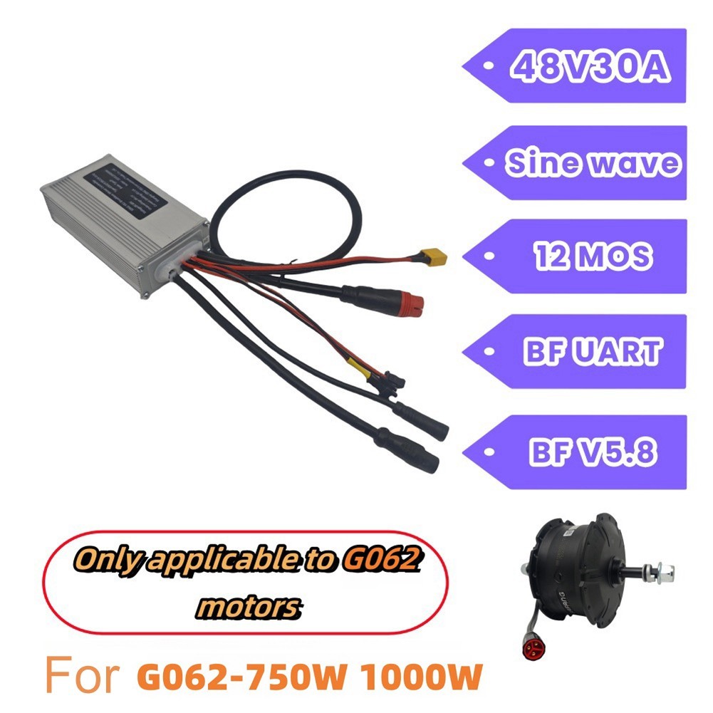 48V 30A Ebike Brushless Controller Sine Wave for Bafang For G062 Motor