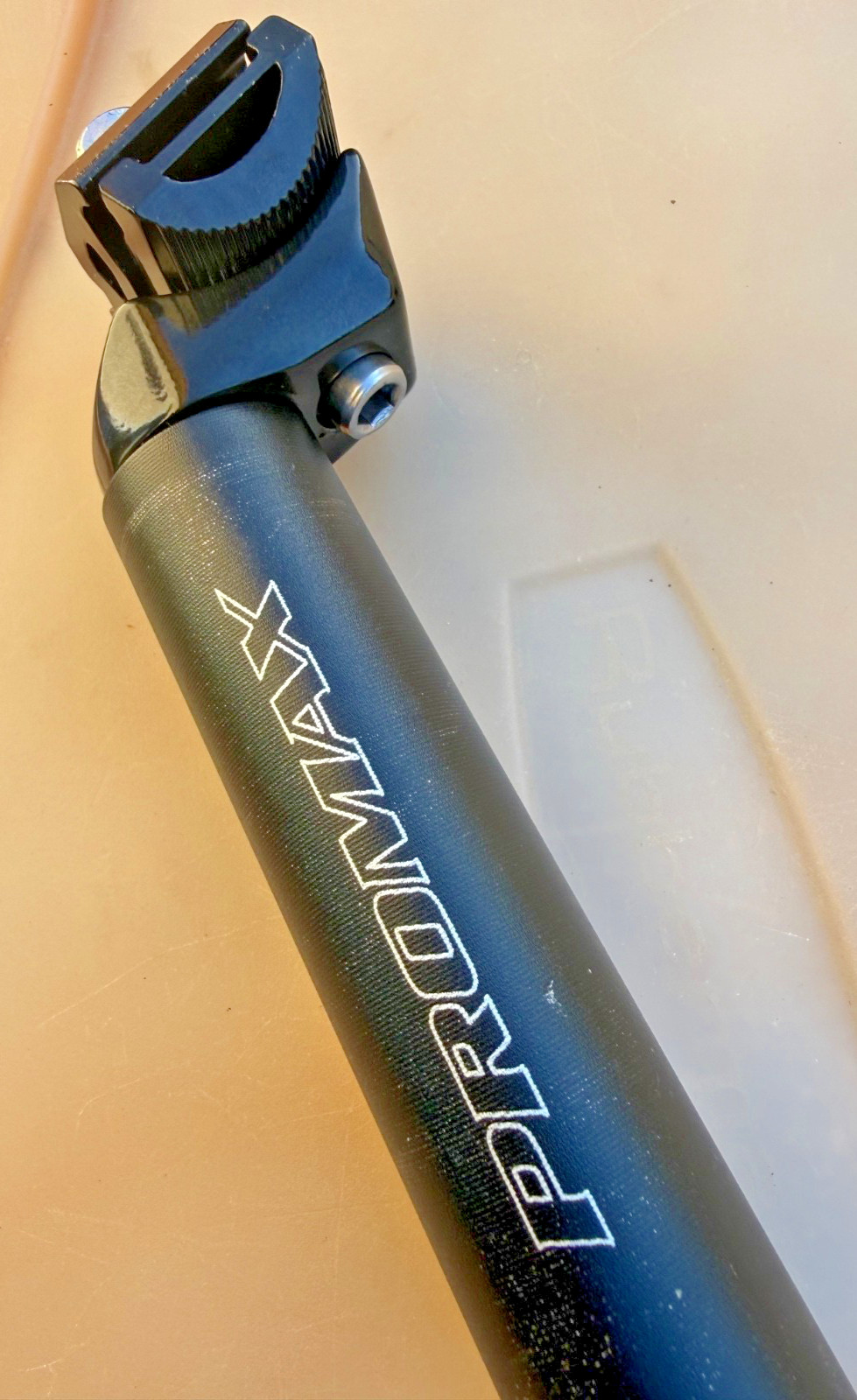 Promax 28.6mm Alloy Seatpost 360mm BLACK Single Bolt Clamp MTB Road Bike NEW