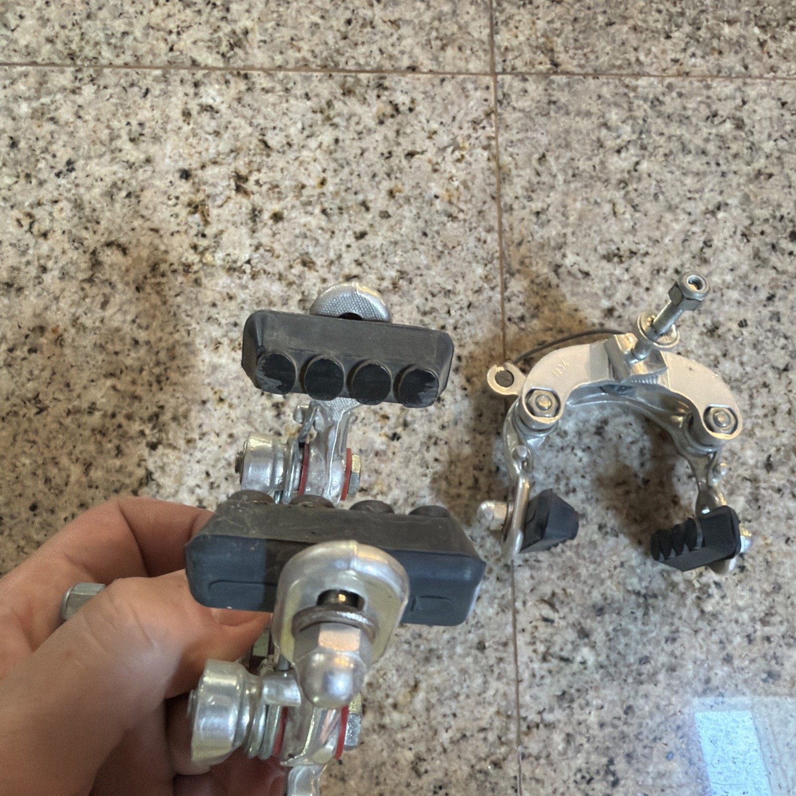 Vintage Weinmann Vainqueur 999 610 Center Pull Brake Calipers Set Pair Road Bike