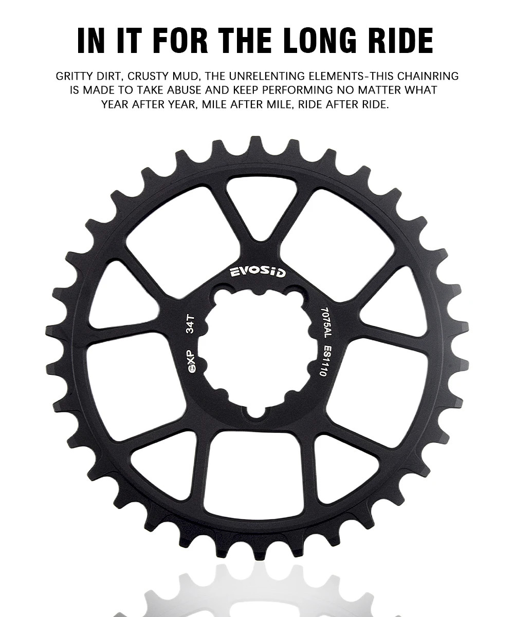 GXP 3mm Offset BOOST Chainring Mountain Bike Crown Bicycle Round Crankset Sram