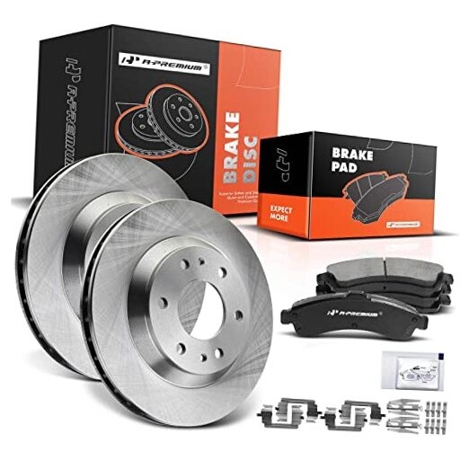 12.01 inch (305mm) Disc Brake Rotors + Ceramic Pads kit Front Vented