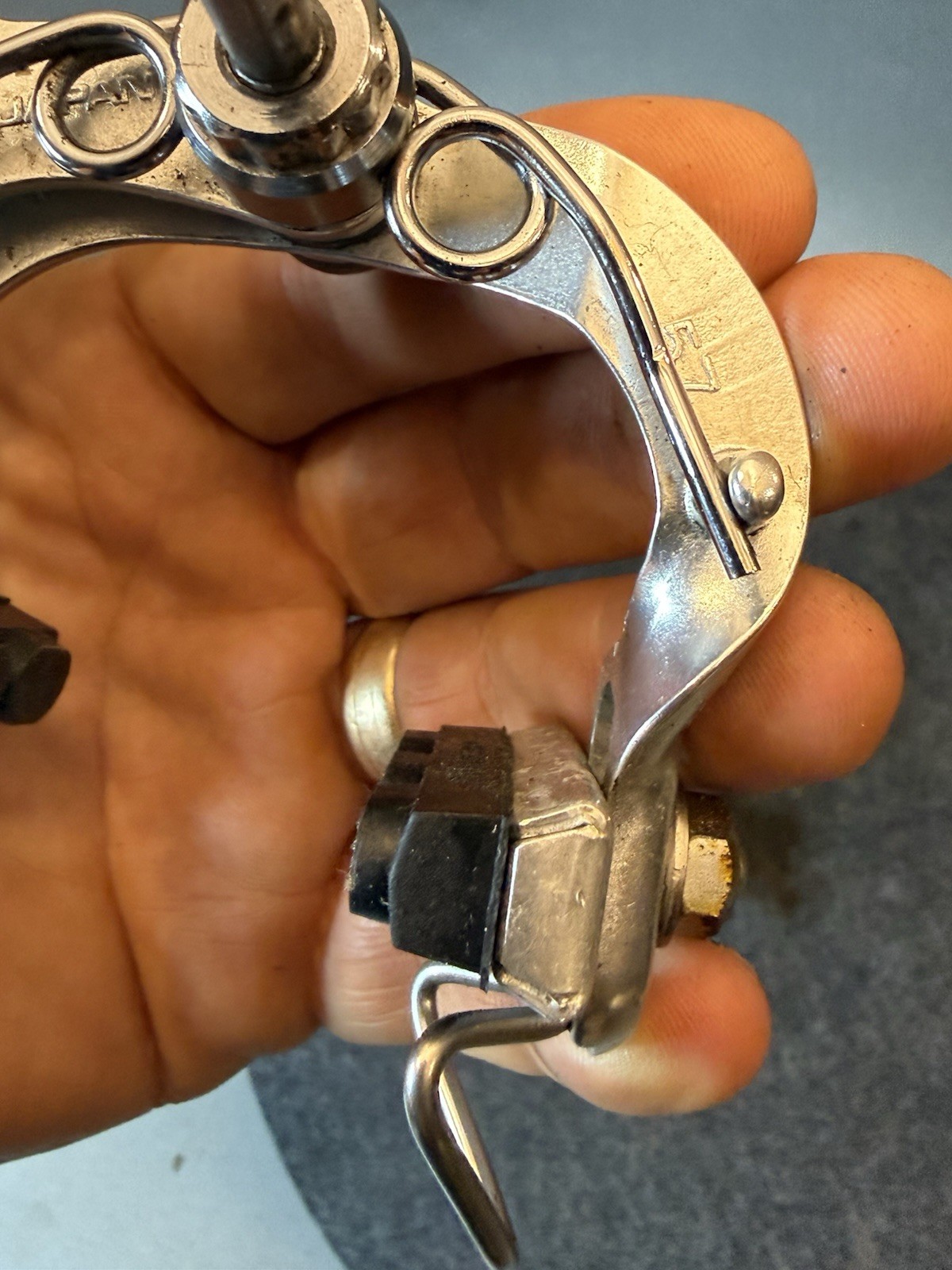 Vintage Shimano 600 Arabesque Brake Caliper Set Front & Rear Silver