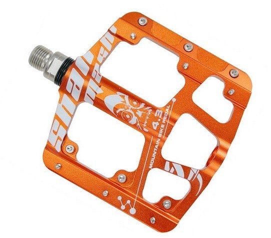 CNC Aluminum Road MTB Folding Bike Bicycle Pedal Flat Pedals 3 Bearings