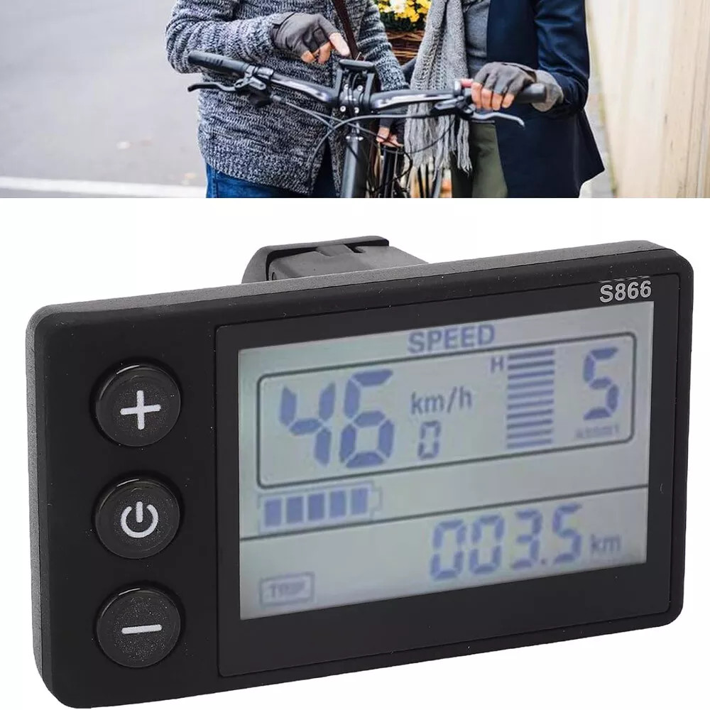 For E-Bike LCD Display 24V/36V/48V Display E-Bicycle MTB Part Electric Bike 2024
