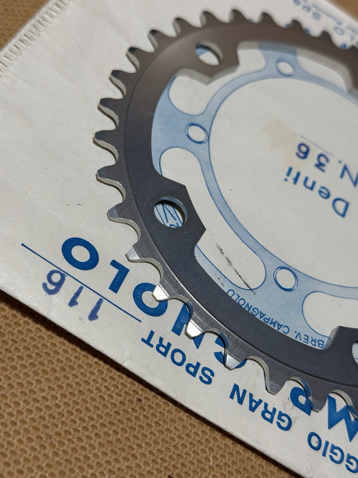 NOS Vintage Campagnolo Gran Sport 36T Chainring 116 BCD For GS Triomphe Victory