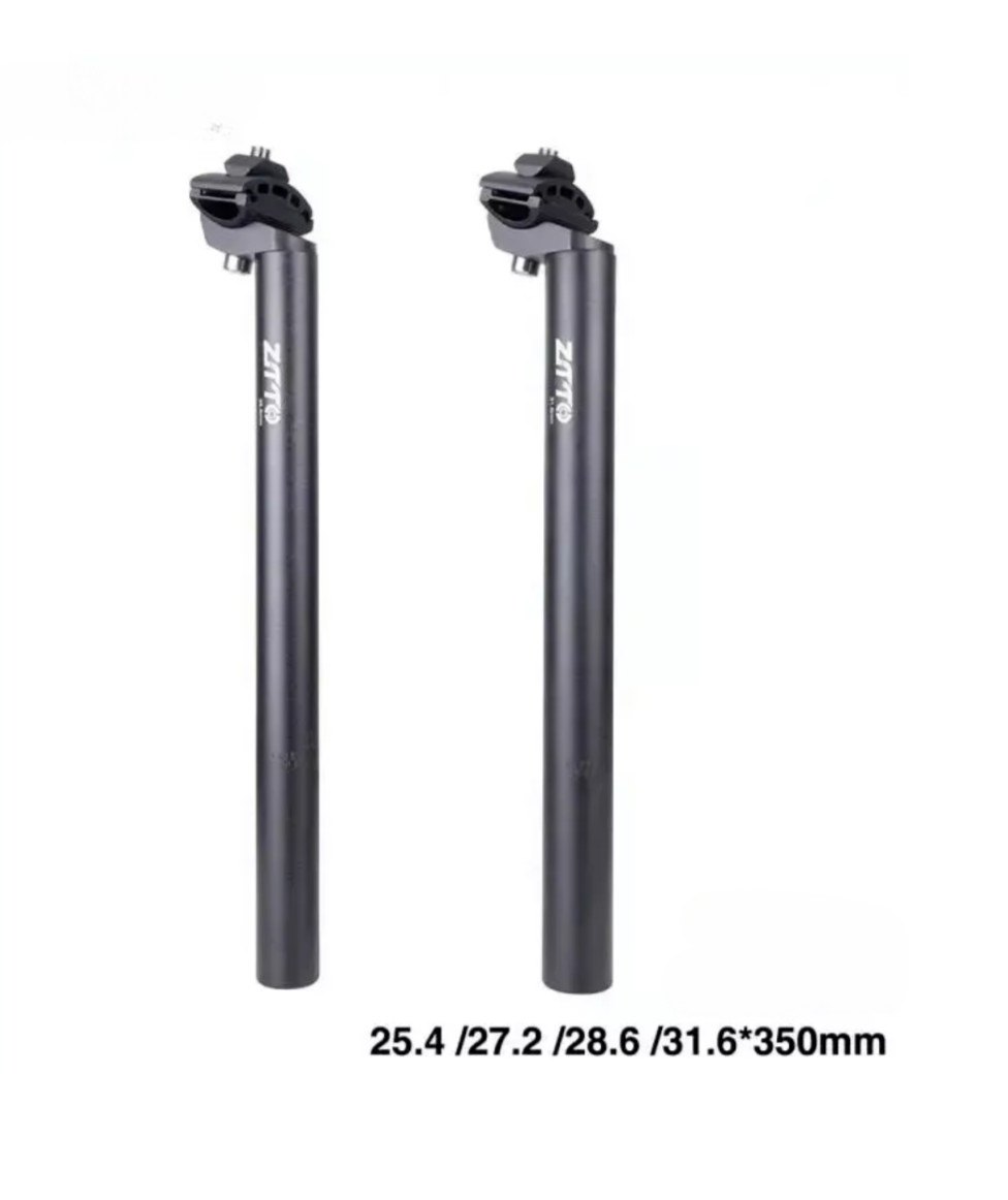 ZTTO Bike Bicycle Seat Post Tube SeatPost 25.4/27.2/28.6/31.6 350mm MTB