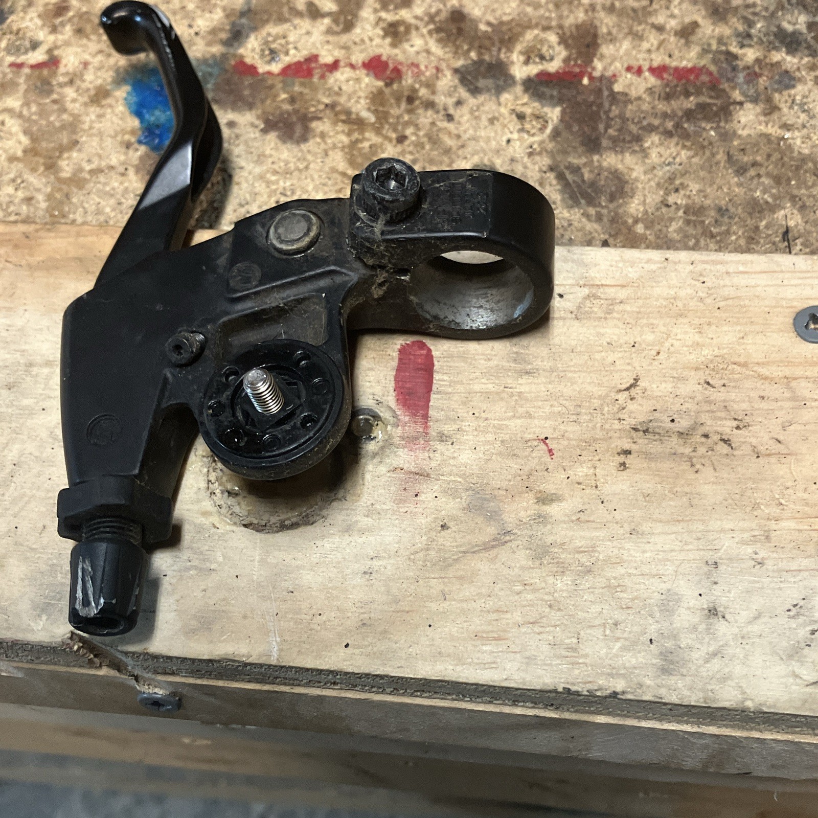 Shimano Alivio Left V-Brake Lever for Flat Bar MTB 22.2mm Clamp Black