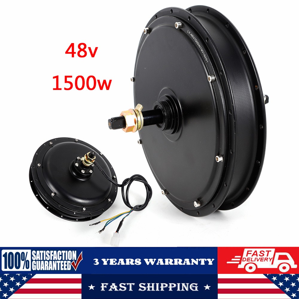 1500W E-Bike Conversion Kit 48V Fat Ebike Hub Motor Hub Rear Wheel Motor 55N.m