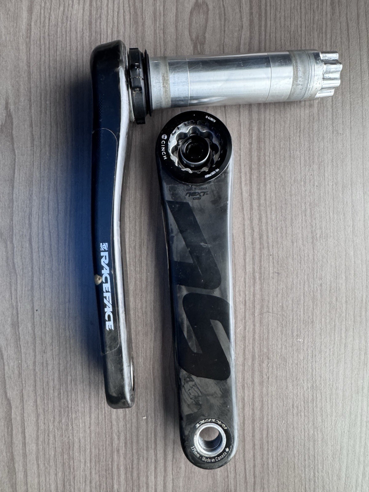 RaceFace Next SL G5 Crankset 175mm Direct Mount 136mm CINCH Spdle Interface 386g