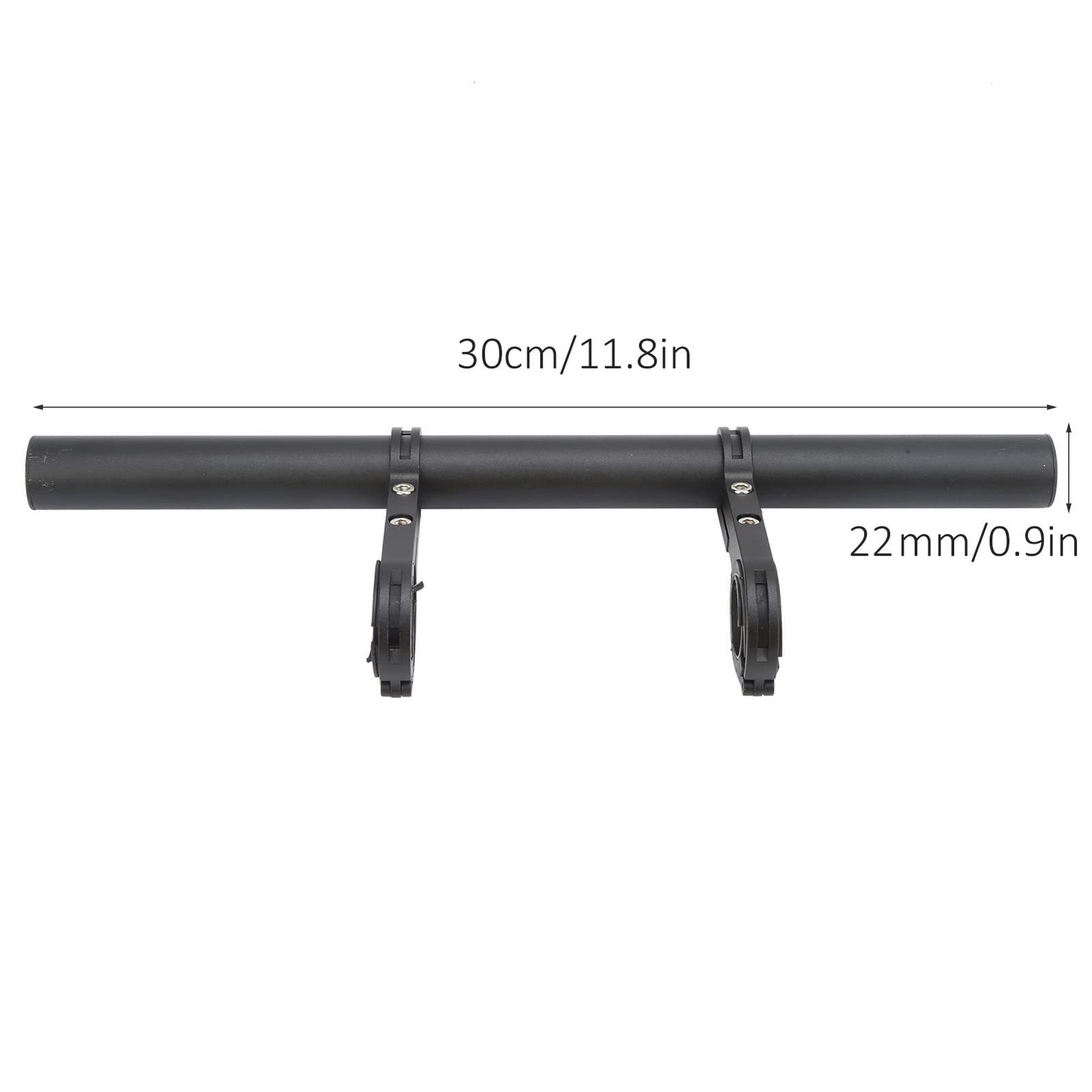 Ejoyous Extension Bracket, 11.8 Inch Aluminum Alloy Bike Double Black