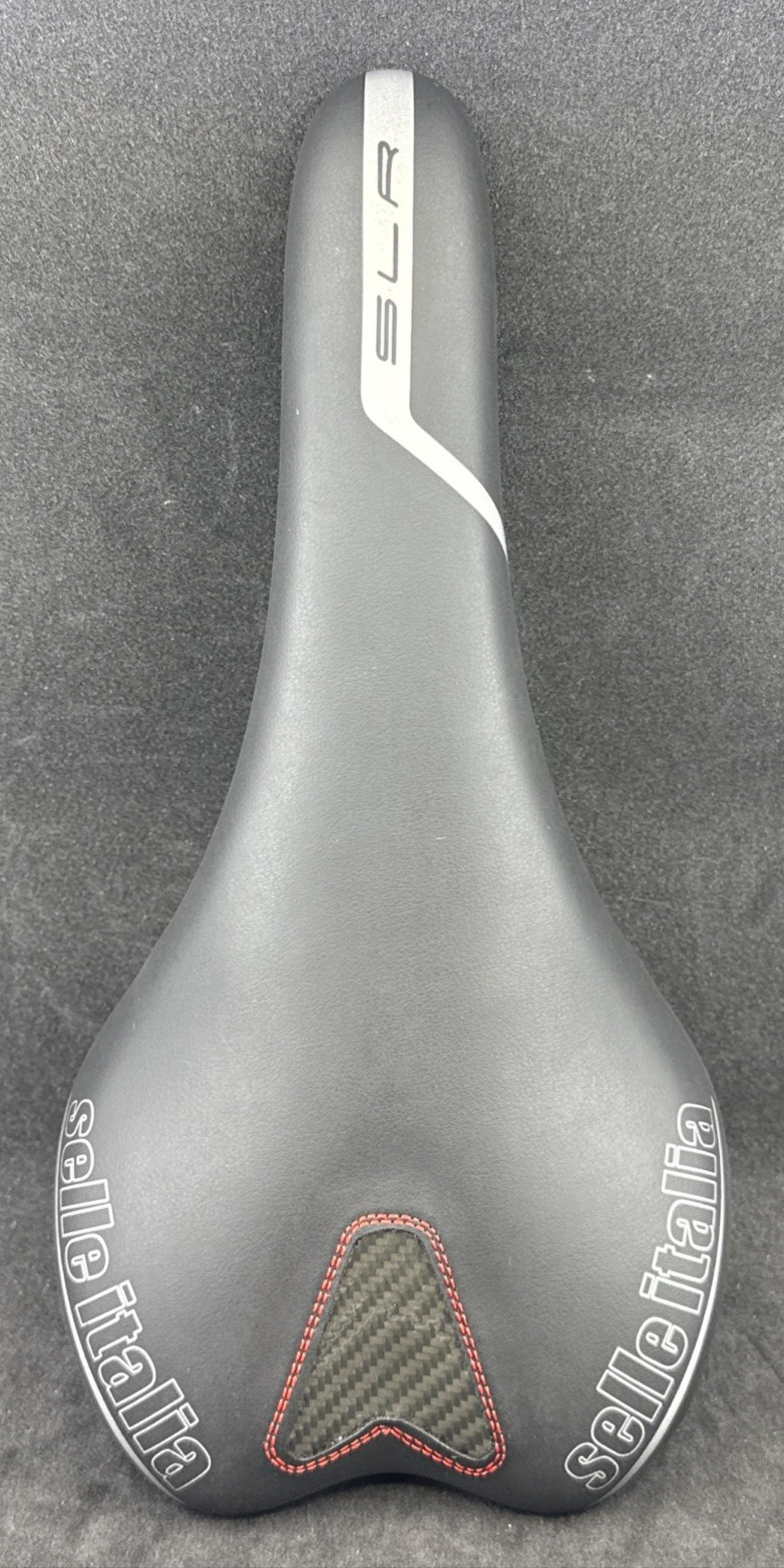 Selle Italia SLR Ti316 Rail Black Red Silver Saddle 275mm x 135mm MSRP $175!