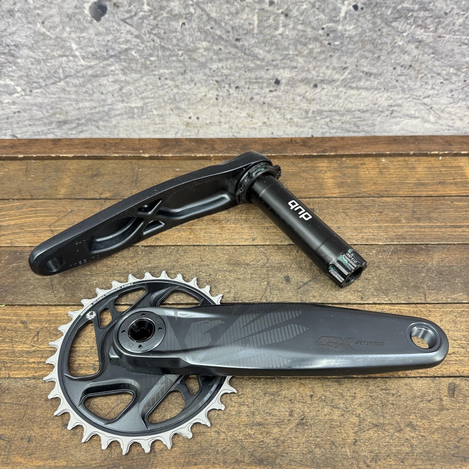 SRAM GX Eagle DUB Crank Set 175 Mm Lunar Gray 32T X-Sync 2 MTB 1x Alloy DUB