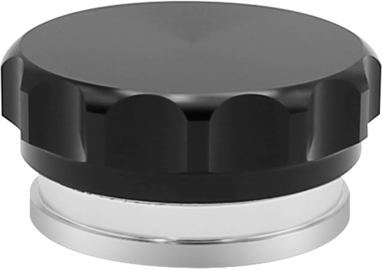 OD 2»/50.8mm Aluminum Alloy Weld Billet On Filler Neck Black Cap Oil Fuel