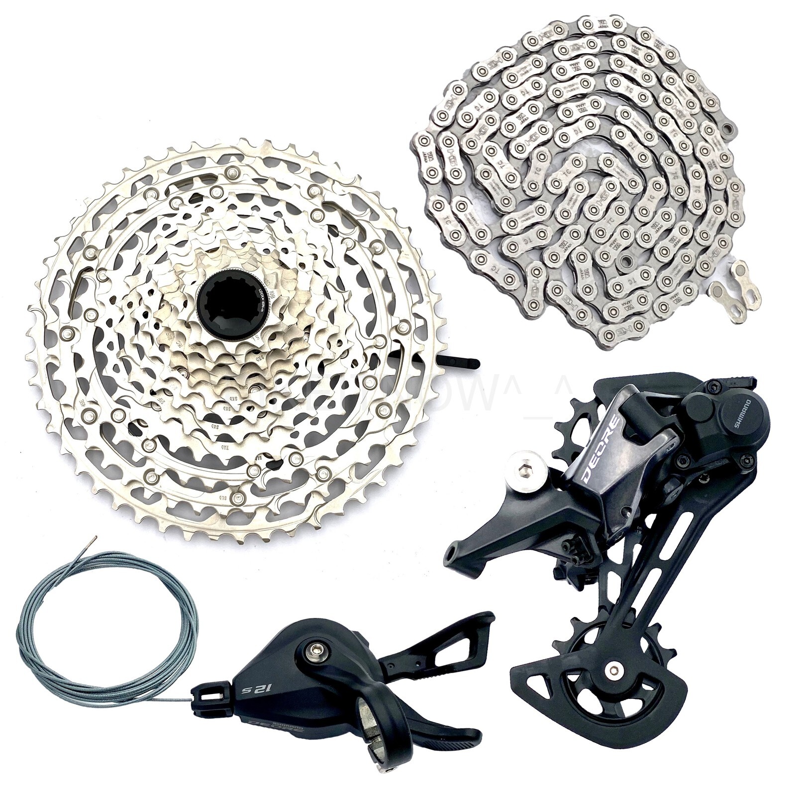 Shimano Deore M6100 12S Groupset,Rear Derailleur,Shifter,Cassette 10-51T,Chian