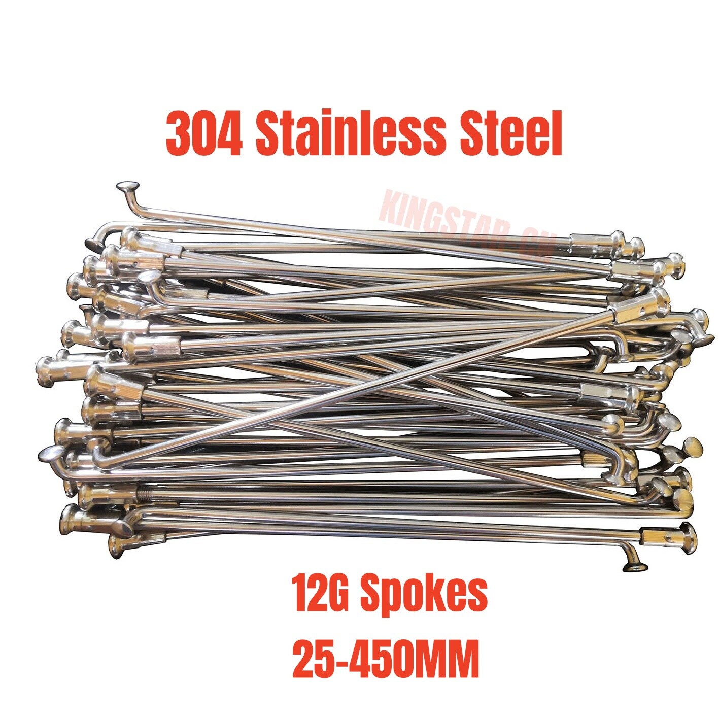 Custom Made Any Length 12G Electric Bicycle 12g E-bike Spokes & nipples 304 SS