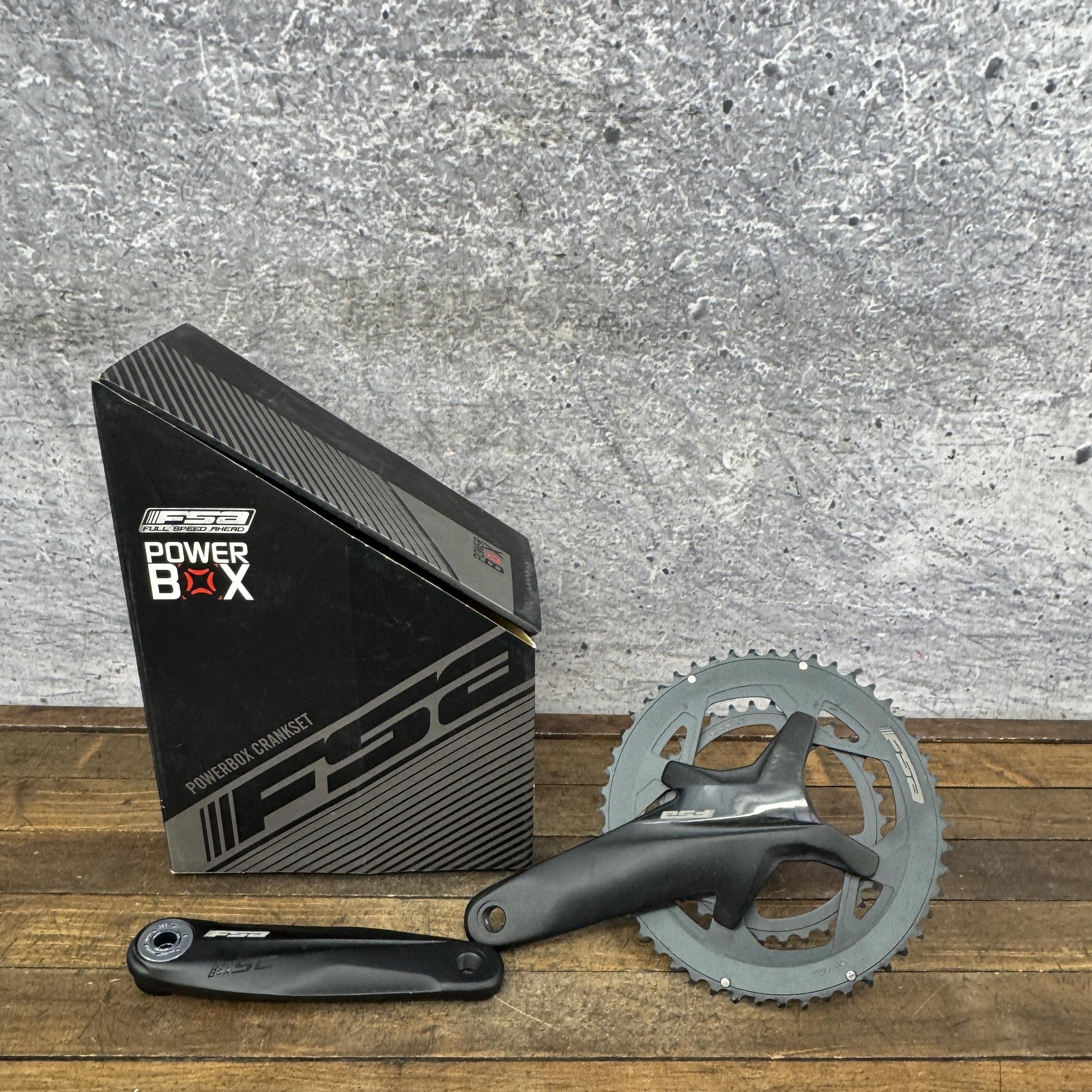 FSA PowerBox SC Gossamer Pro Power Meter Crankset 170mm 50/34T 386EVO Road Black