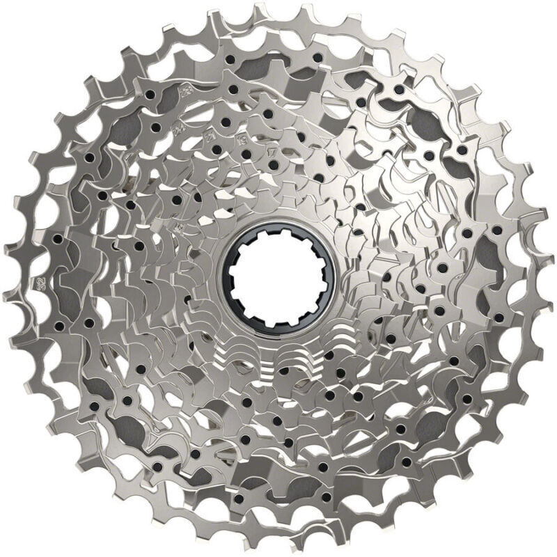 SRAM Rival AXS XG-1250 Cassette – 12-Speed, 10-36t, Silver, For XDR Driver