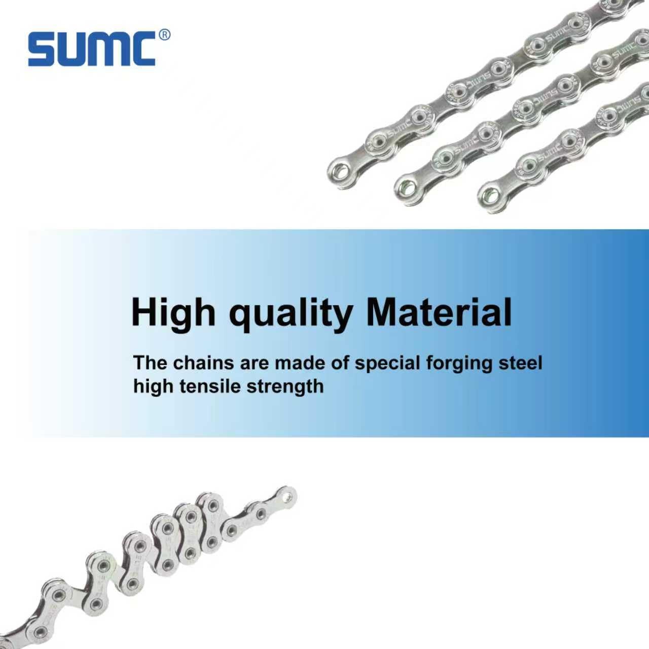 HeavyDuty 126 Link Bike Chain & Tool Kit 6/7/8 Speed RustResistant for Bicycle