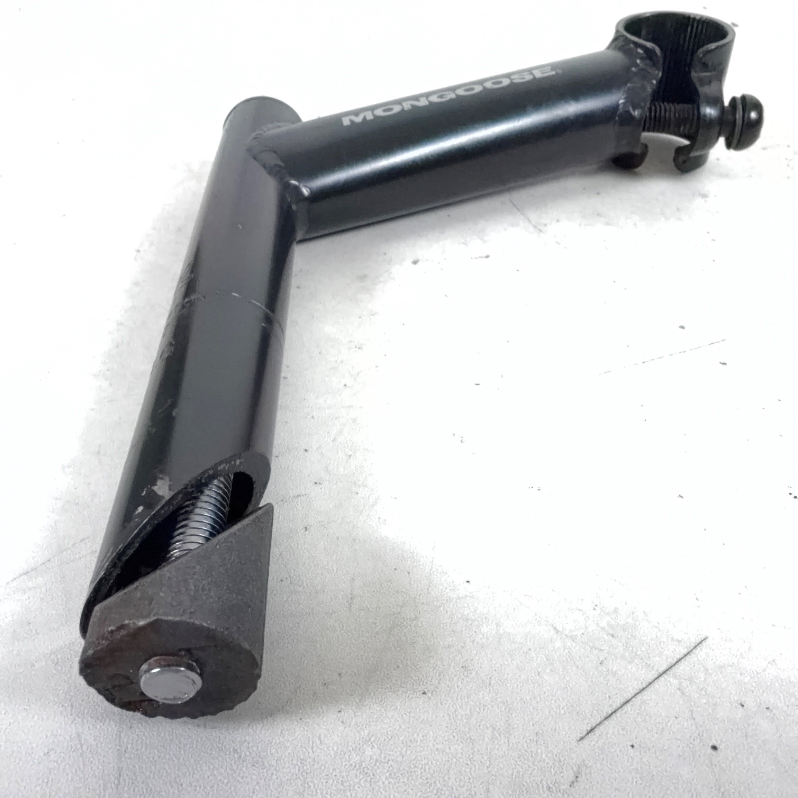 Vintage Mongoose/Hisn Lung CR-MO Black Riser Quill Stem Ø22.2-25.4 120mm Reach