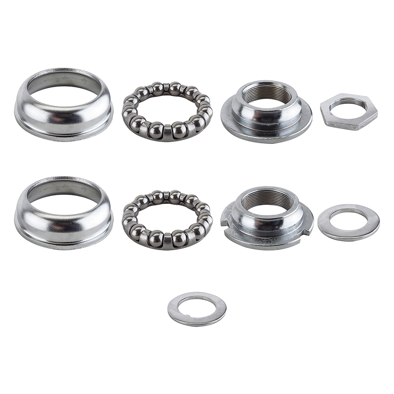 SUNLITE 1 PIECE 28tpi SILVER 68mm BOTTOM BRACKET CUP SET w/ bearings 22341 NEW