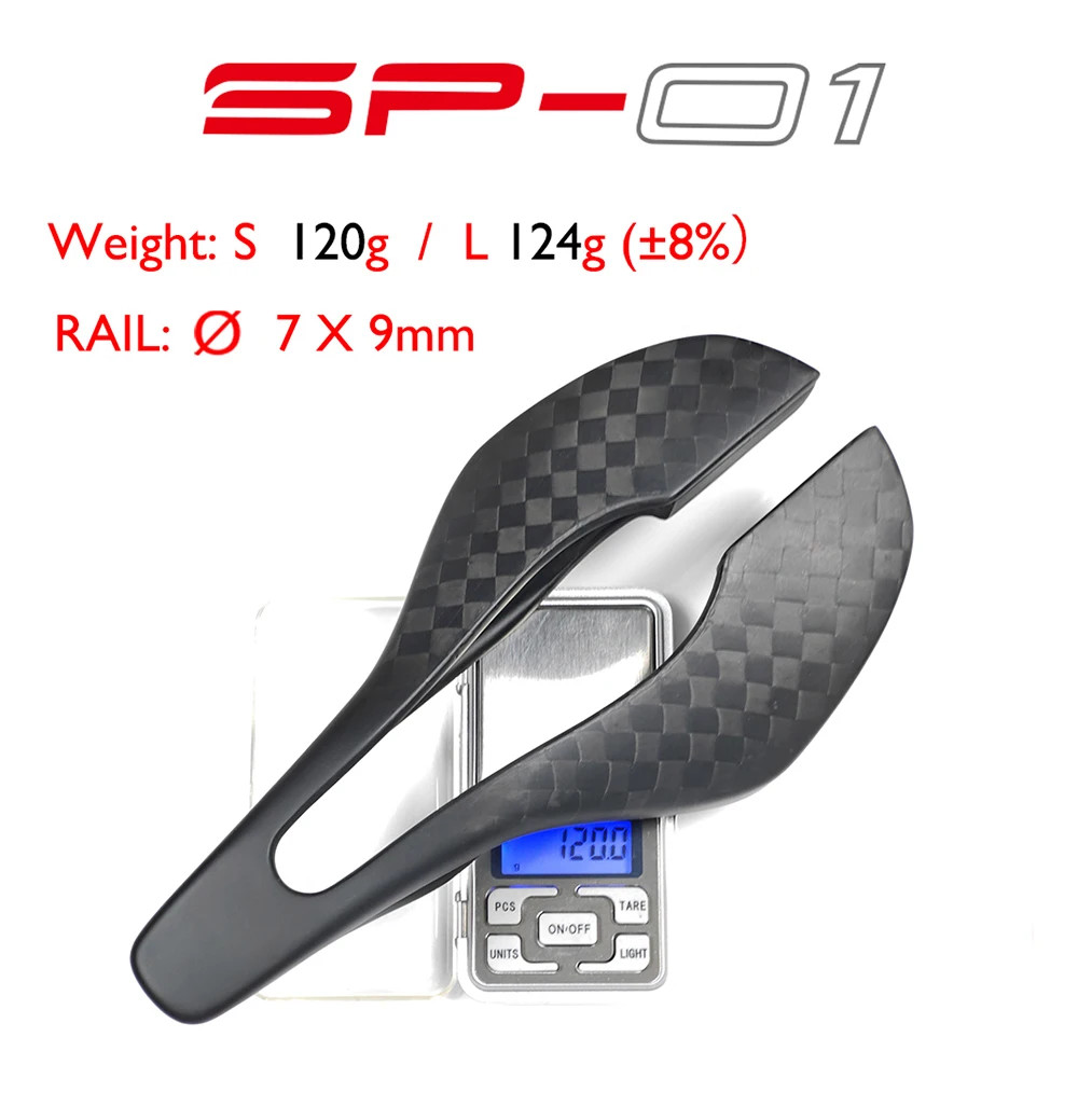 Carbon Tekno Superflow Bicycle Saddle for Road/MTB Short Nose/Split Tail Design