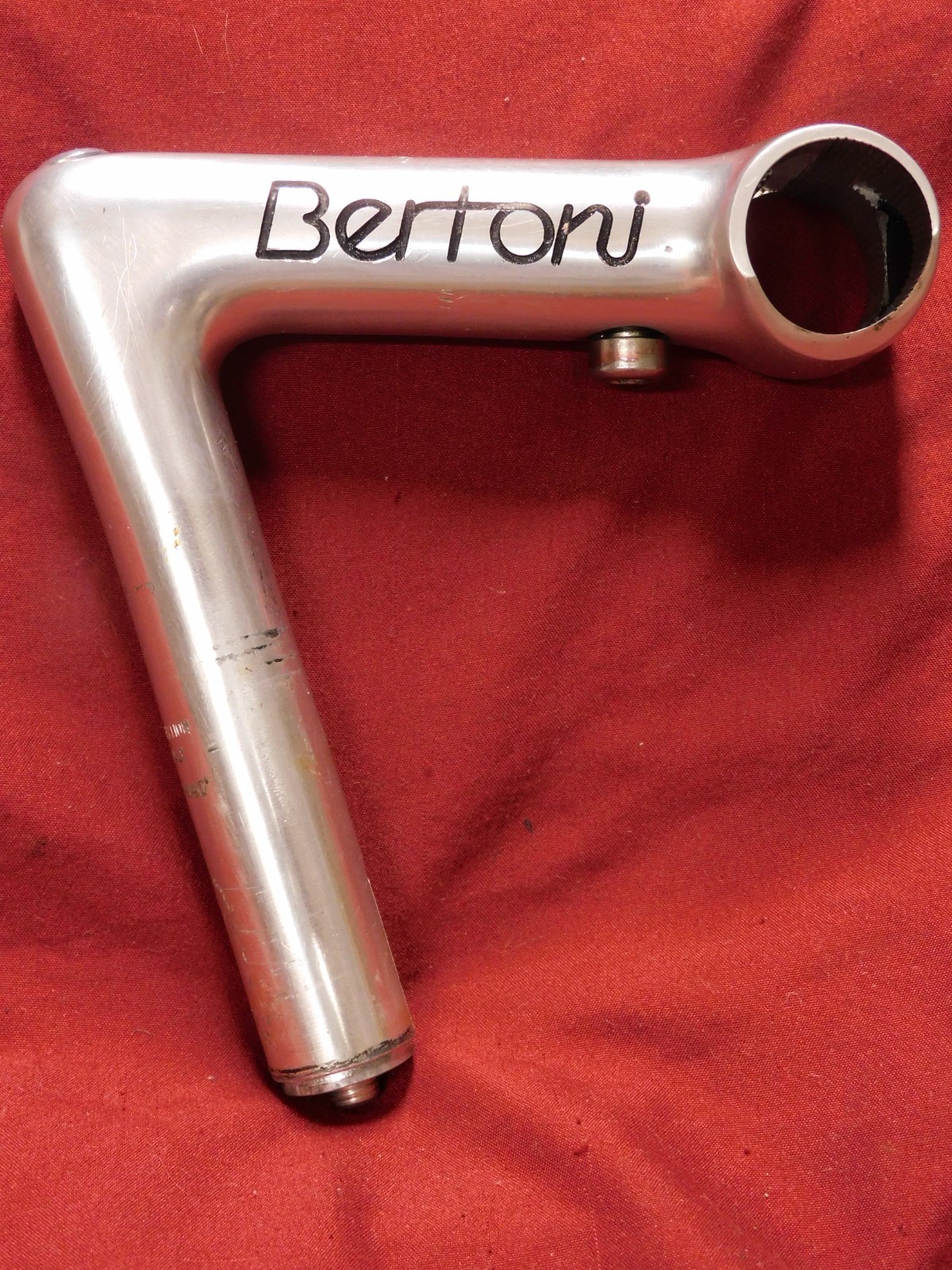 Early 1980’s Bertoni Panto Cinelli 1R 11 cm Hidden Bolt Silver Stem 110 x 26.4mm