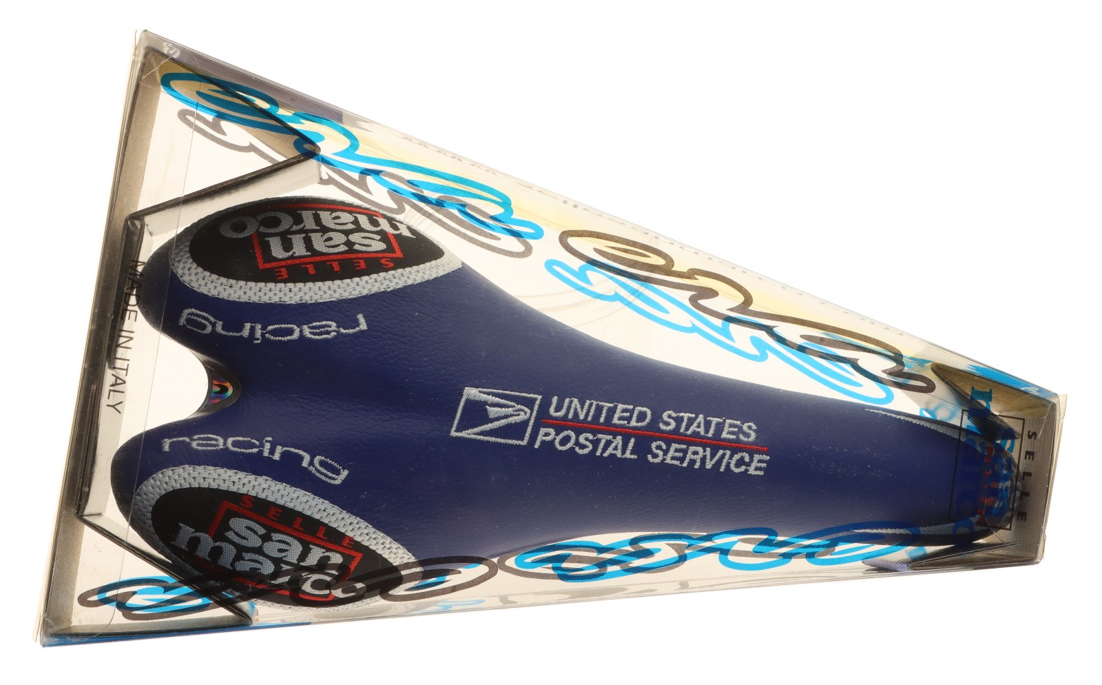 Selle San Marco Era Saddle Lance-Era Postal USPS Ti Rails Blue Rare NIB NOS NEW