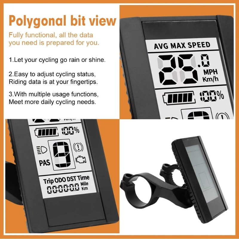 800S E-bike LCD Display for BBS M400 G330 G510 G340 M615 BBSHD Mid Drive Kit