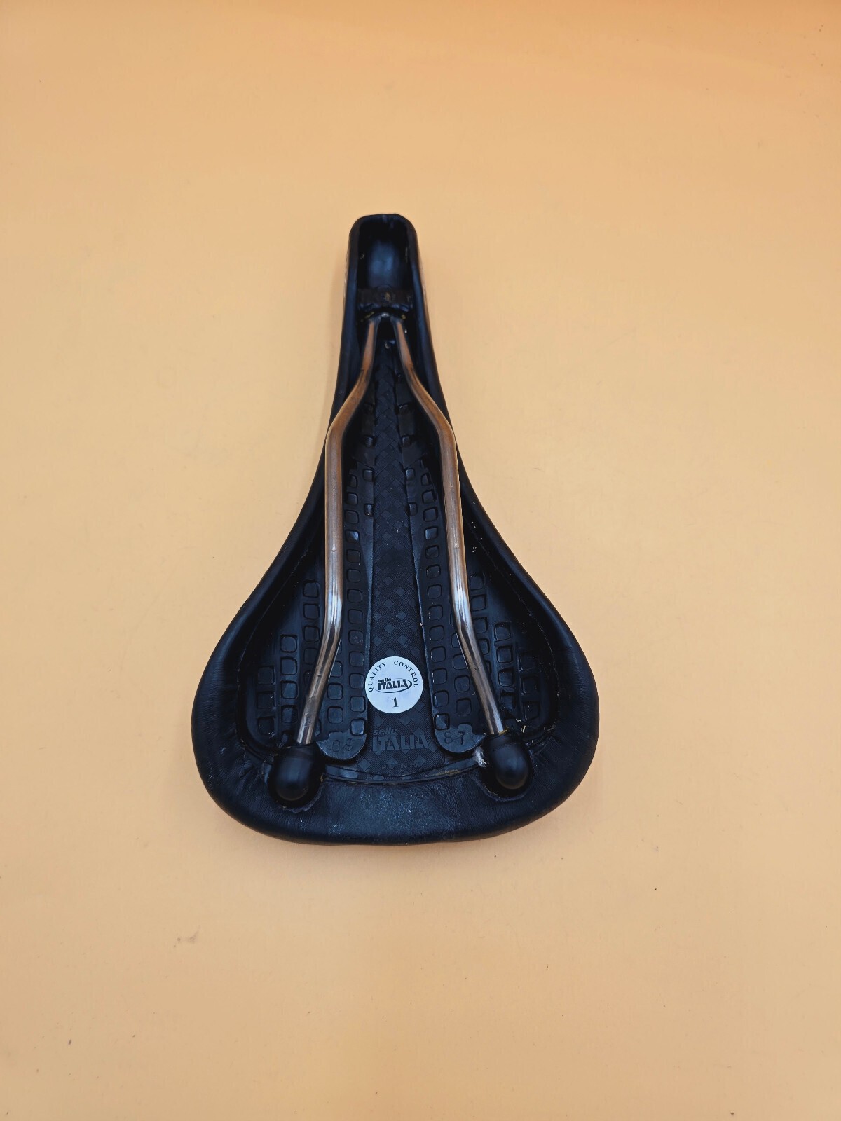 Saddle Selle Italia flite titanium black vintage retro saddle MTB road bike *excellent
