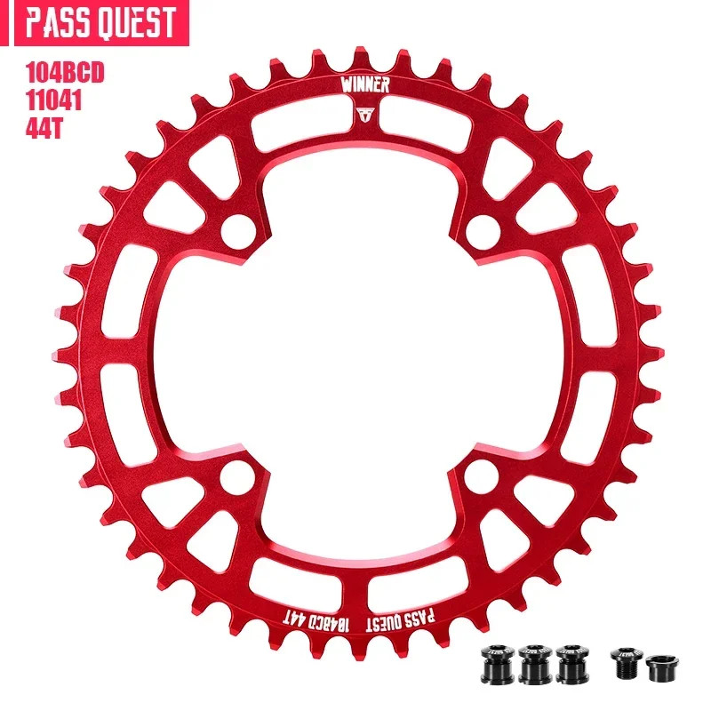 MTB Bicycle Round 104BCD Chainring 32T/34T/36T/38T/40T/42T/44T/46T/48T Plate