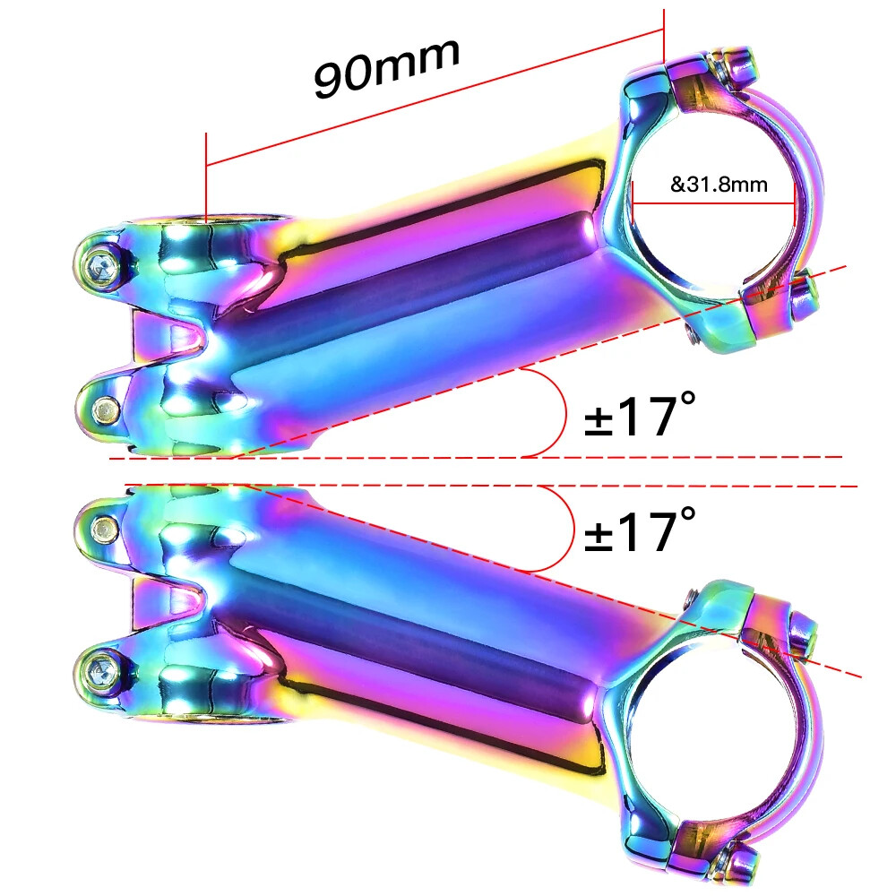 Bicycle Stem 7 17 Degree Ultralight MTB Road Bike Handlebar Stem Bicycle Parts