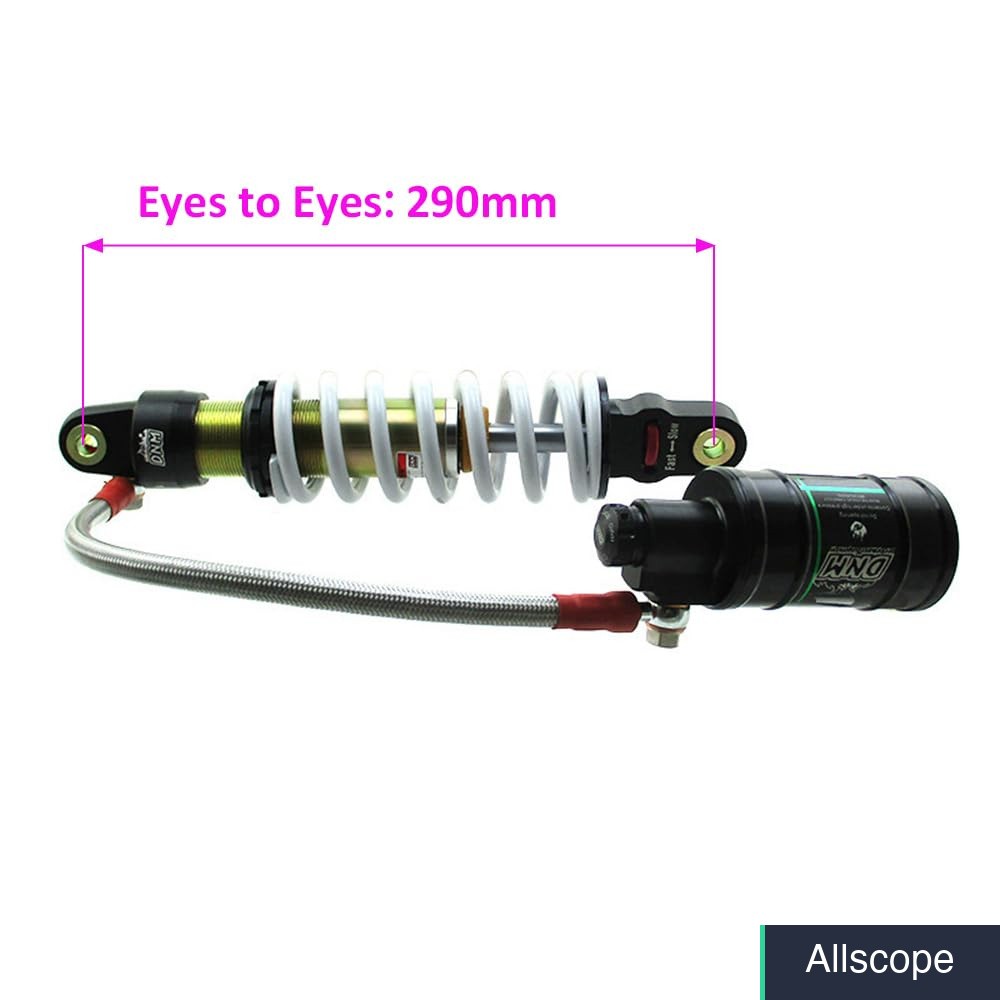 Rear Shock 290mm 250LBS for CRF110 TTR110 Pit Dirt Bike Nitrogen Oil