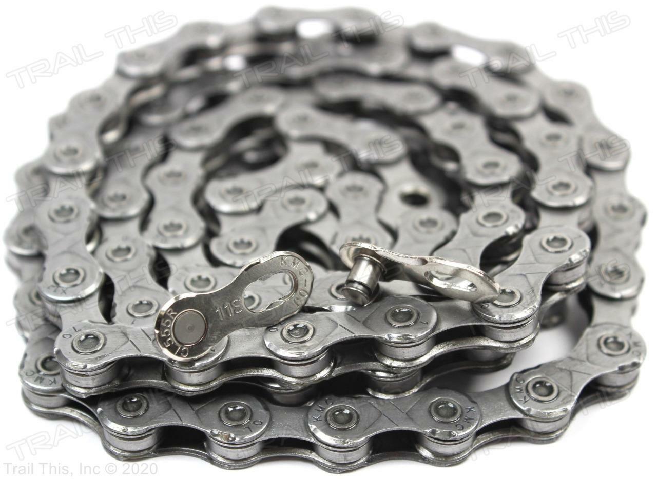 KMC X11 11-Speed 118L Bike Chain Gray Stretch-Proof fits Campy SRAM Shimano